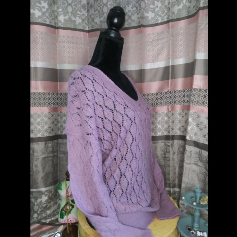 NWT Free People Open Knit Sweater XS - Picture 2 of 3